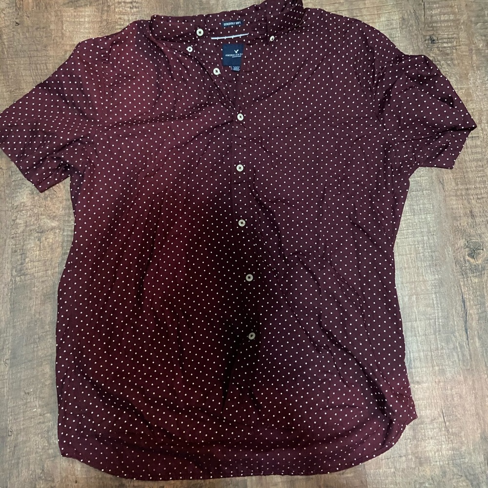 American Eagle Button up Short Sleeve Shirt